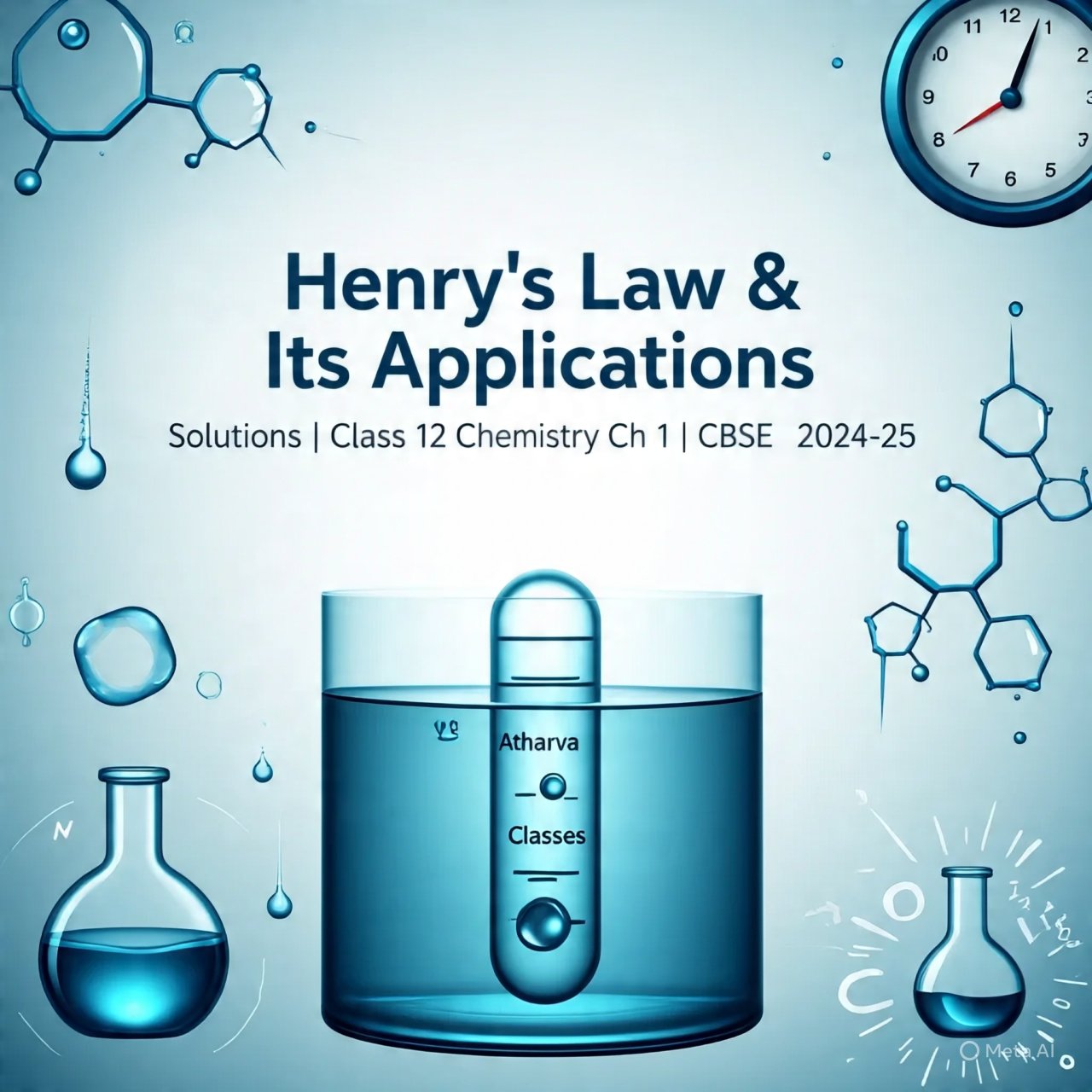 Henry&#39;s Law &#38; Application of Henry&#39;s Law - Solutions | Class 12 Chemistry Chapter 1 | CB