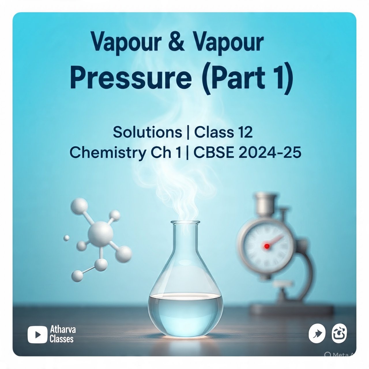 Vapour &#38; Vapour Pressure (Part 1) - Solutions | Class 12 Chemistry Chapter 1 | CBSE 2024-25