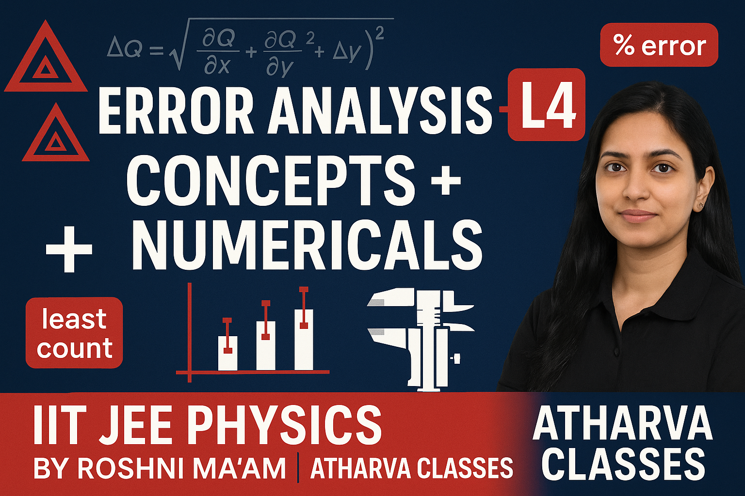 Error Analysis | Units and Dimensions - L4 (Concepts &#38; Numericals) | IIT JEE Physics